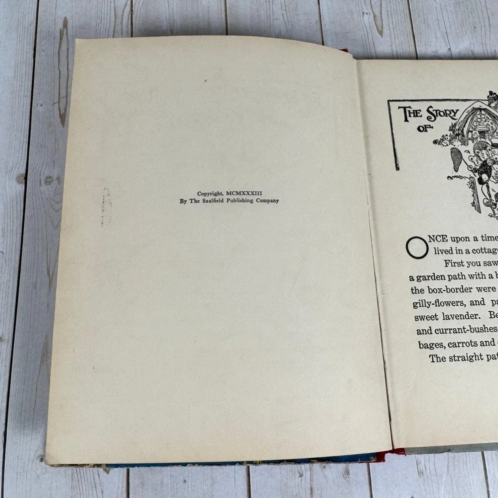 Story Hours for Boys 1923 Saalfield Publishing Vtg Children's Book Illustrated